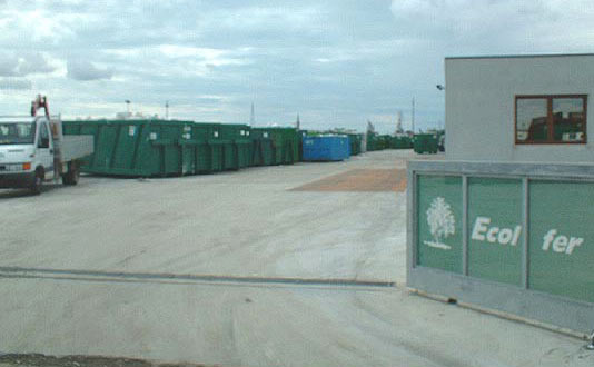 Area di stoccaggio - deposito container
